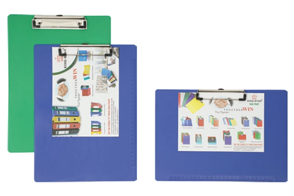 Flexible A4 King Star Plastic Clipboard